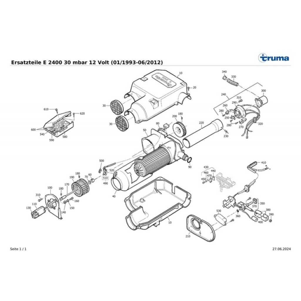 truma Ansauggitter zu Trumatic E2400