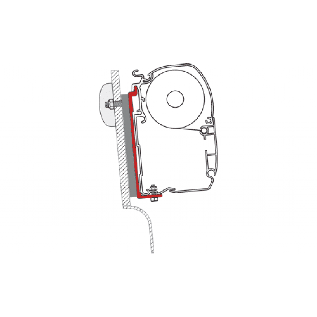 FIAMMA Adaptersatz FIAMMA Kit High Roof Adapter passend für Westfalia