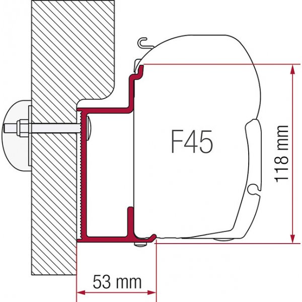 FIAMMA Adapter Eura Mobil Karmann