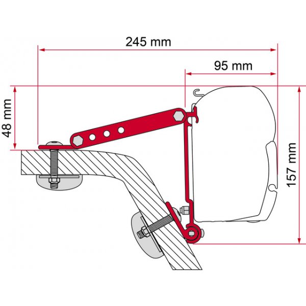 FIAMMA Kit Wall Adapter