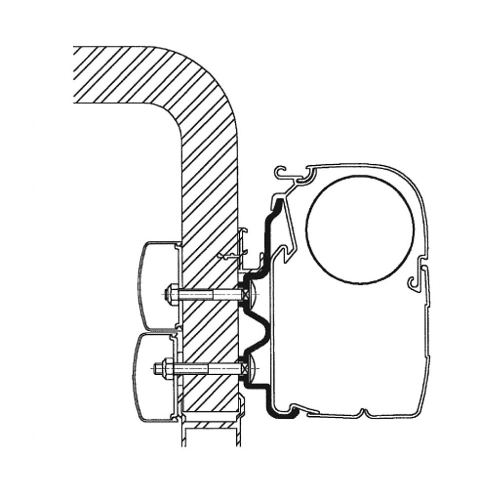 THULE Adapter Hymer Camp bis 2011