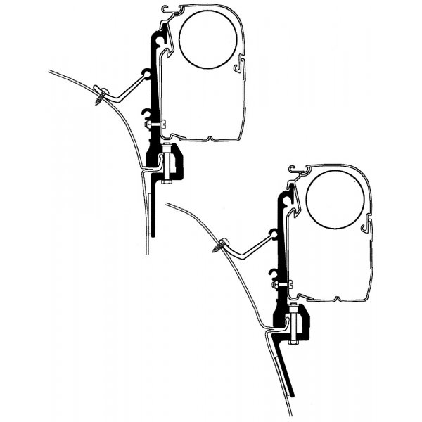 THULE Adapter 3-tlg. für Thule Omnistor 2000