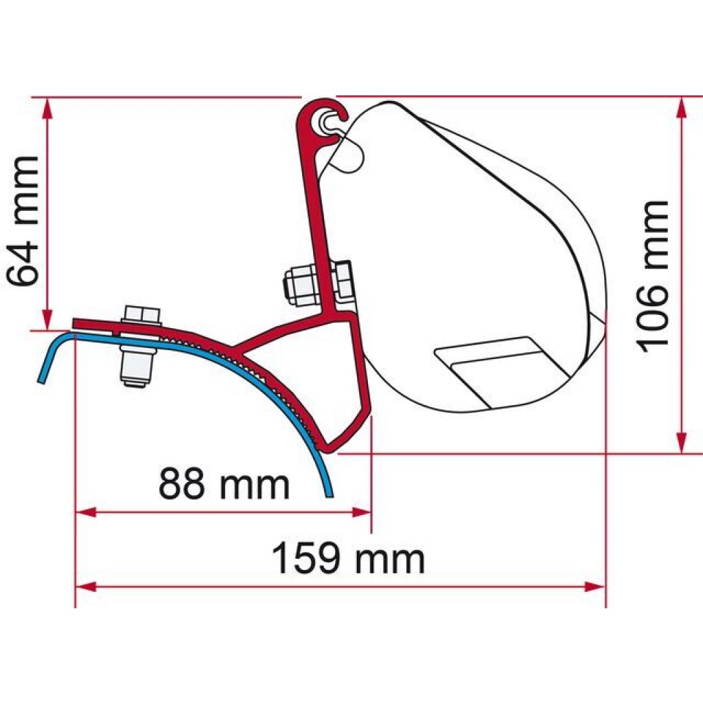 FIAMMA Kit FIAMMA passend für Renault Trafic