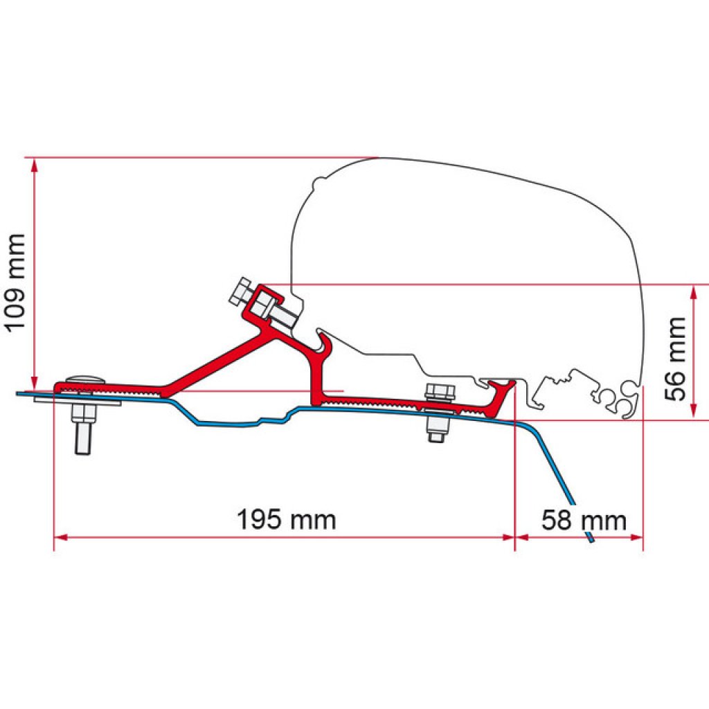 FIAMMA Kit FIAMMA passend für Renault Master 2010 H2