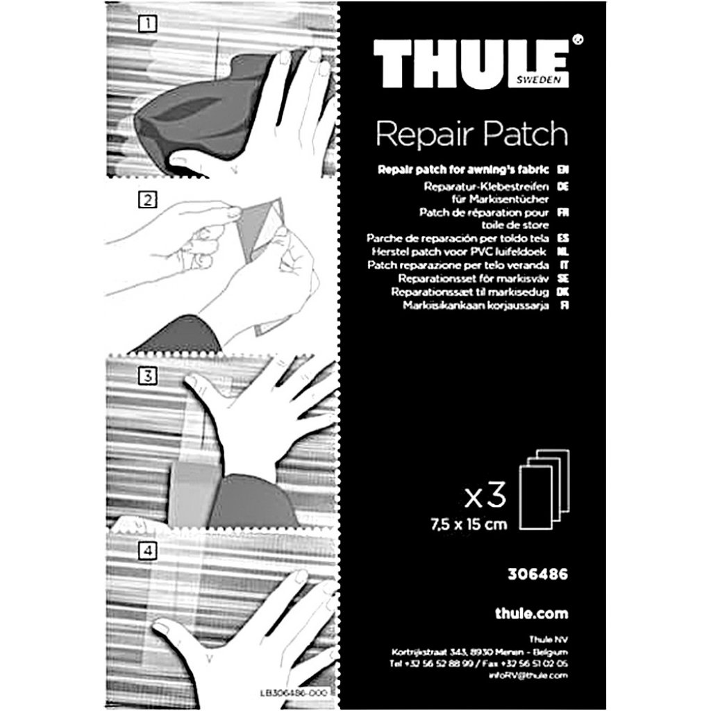 THULE Reparatur Set Thule Repair Patch für Markisentücher