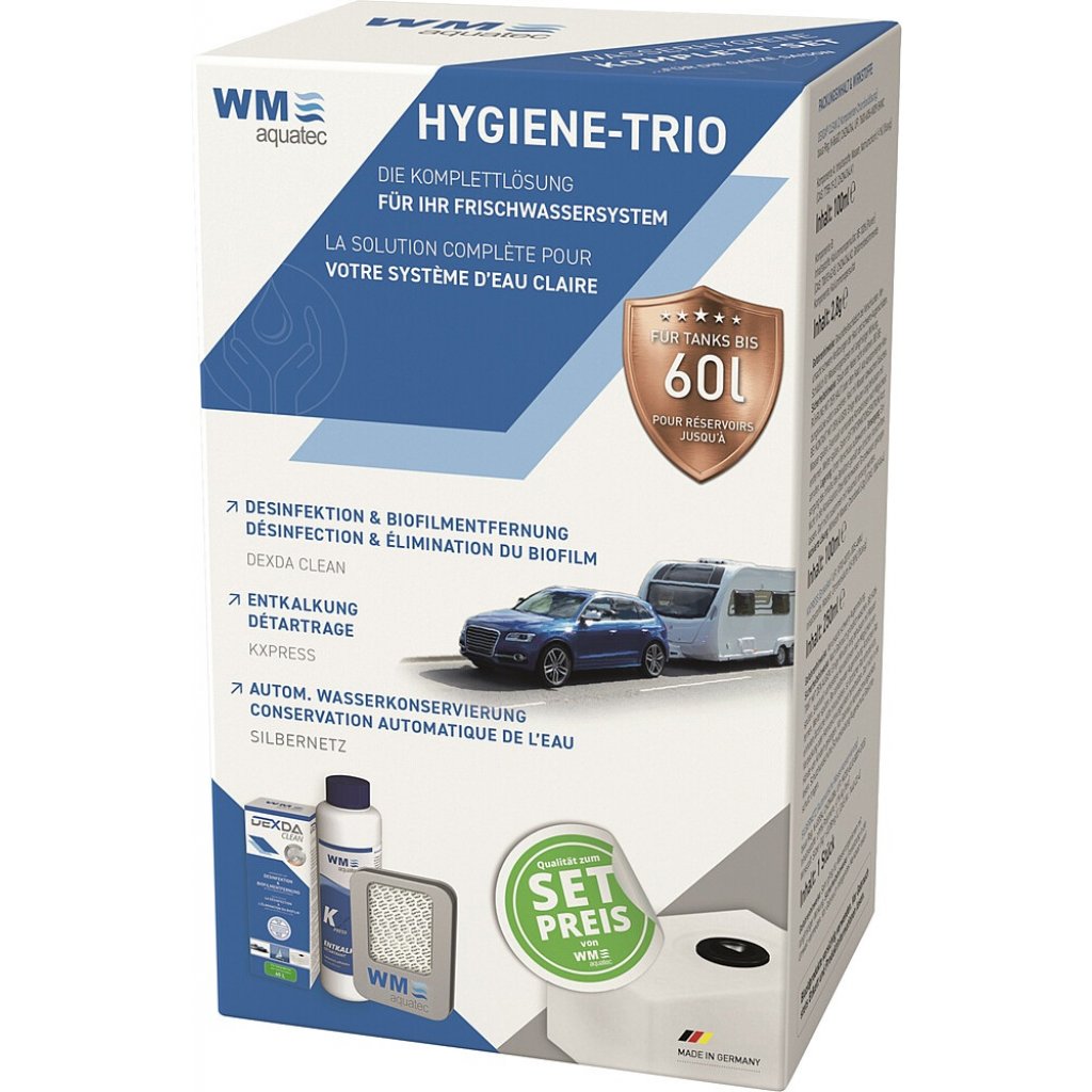 WM aquatec Komplettschutz Hygiene Trio für Frischwassersystem