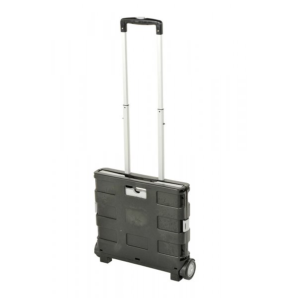 Yachticon Faltbox Trolley Farbe grau / schwarz 40 x 41 x 7 cm