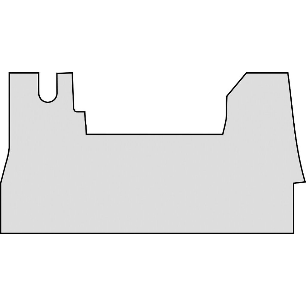 ART Fußmatte Gummi passend für Renault Master Chassis ab 07/ 2014 Universal