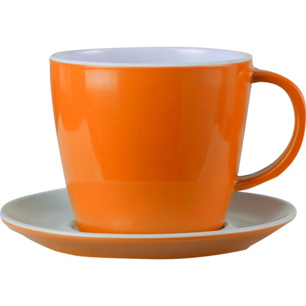 BRUNNER Tasse mit Untertasse Melamin 250 ml.