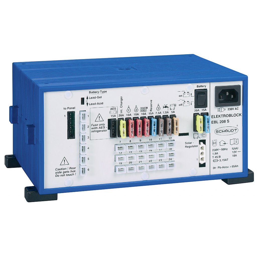 Lippert Elektroblock EBL 208 und Anzeigepanel LT 453