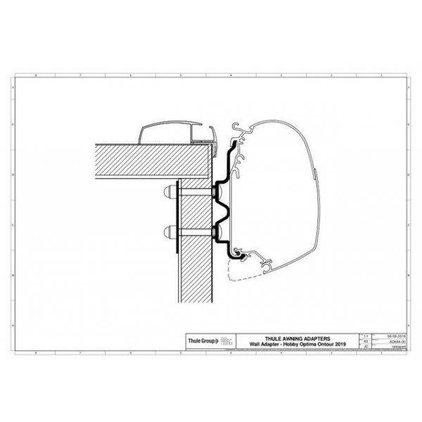 THULE Adapter Hobby Optima Tuhle Ontour 2019