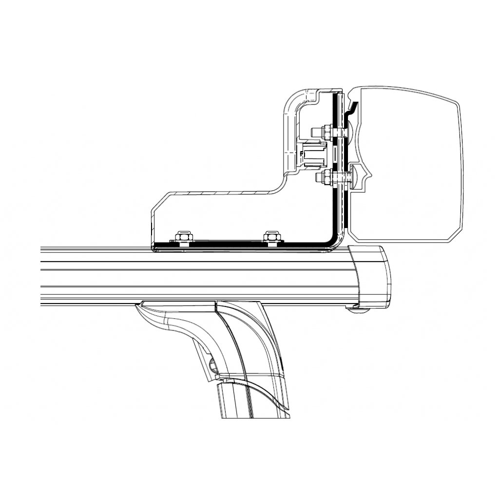 THULE Adapter THULE zu Wandmarkise Omnistor 3200 Roof Rack