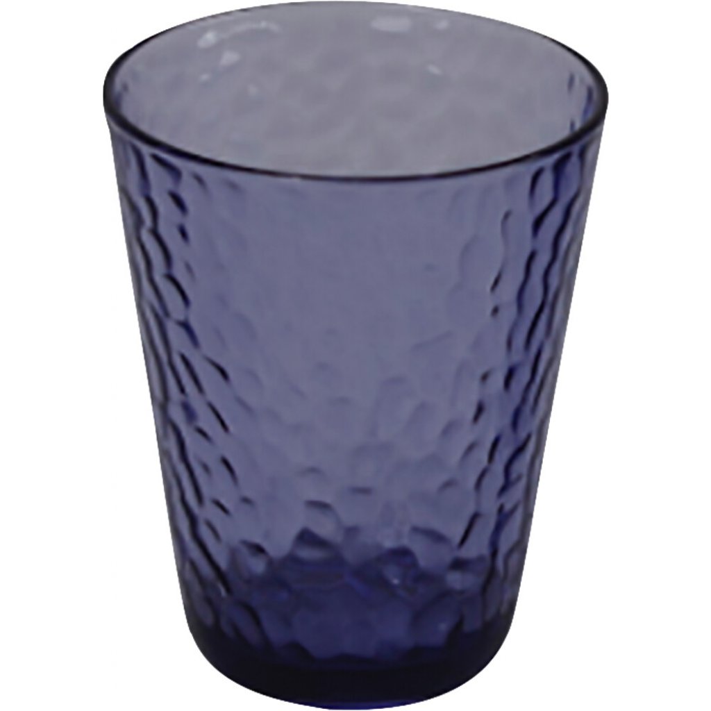 gimex Wasserglas PC gimex Azur gehämmert Farbe navy blue Inhalt 240 ml