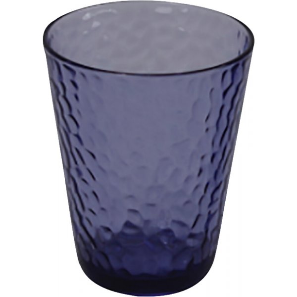 gimex Wasserglas PC gimex Azur gehämmert Farbe navy blue Inhalt 240 ml