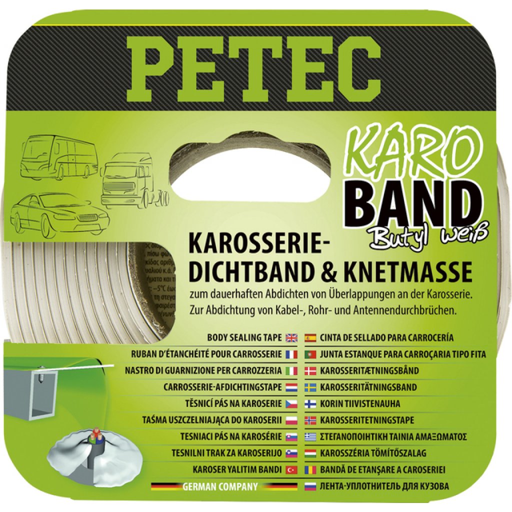 PETEC Karosseriedichtband Petec Farbe weiß