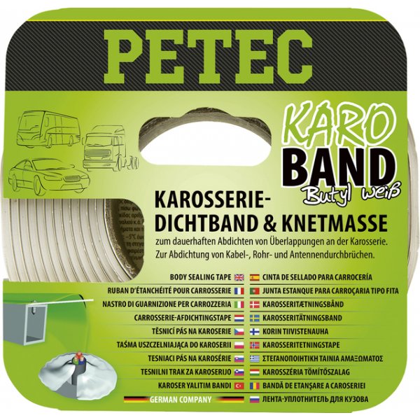 PETEC Karosseriedichtband Petec Farbe weiß