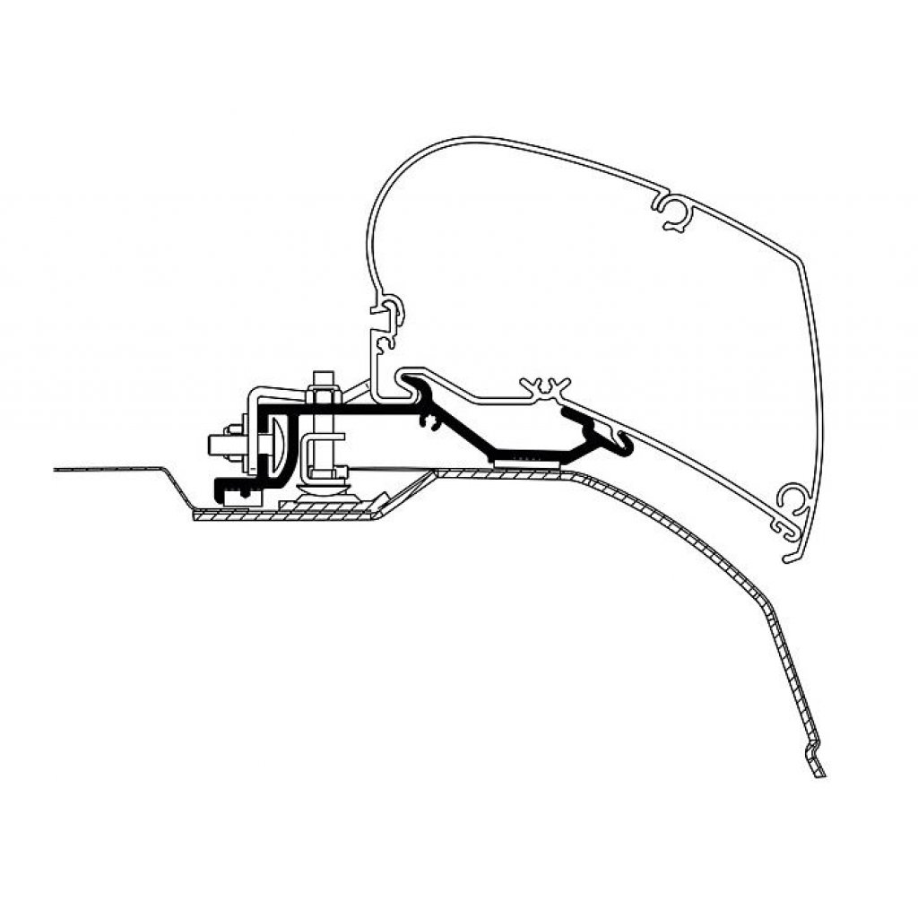 THULE Adapter zu Omnistor Serie 6 Ducato