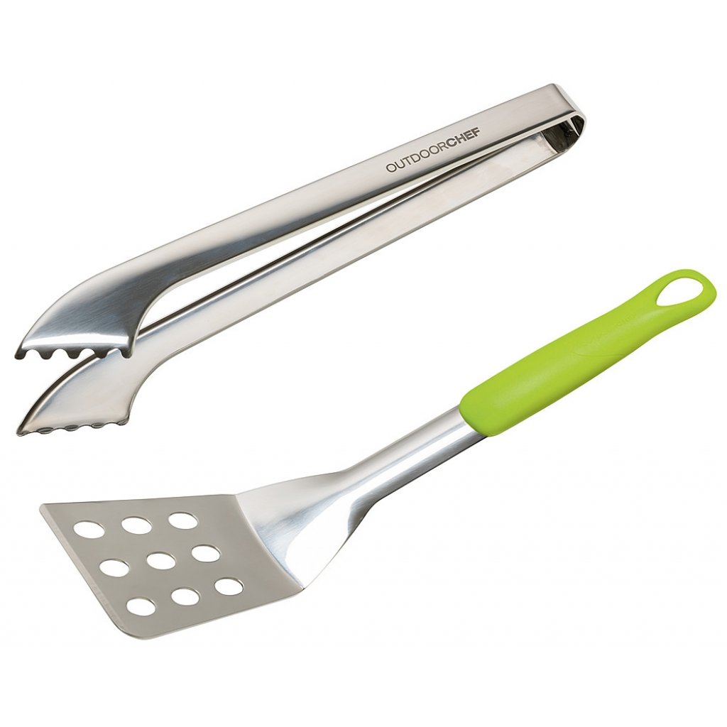 OUTDOORCHEF Besteckset OUTDOORCHEF Starter 2-tlg. Fb. grün