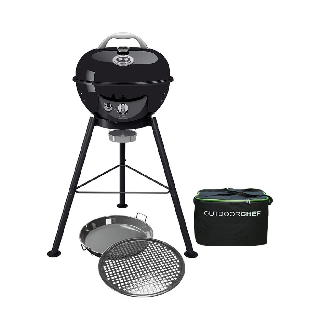 OUTDOORCHEF Gaskugelgrill Chelsea 420 G inkl. Tasche und Gourmet-Set