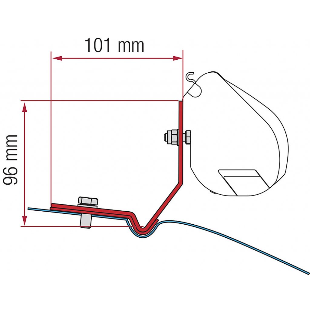 FIAMMA Adapterkit F35 VW Caddy