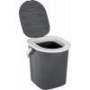 BRUNNER Eimertoilette BRUNNER Optipot inkl. Sitz Farbe schwarz / grau