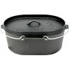 VALHAL OUTDOOR Feuertopf Dutch Oven VALHAL OUTDOOR Gusseisen oval