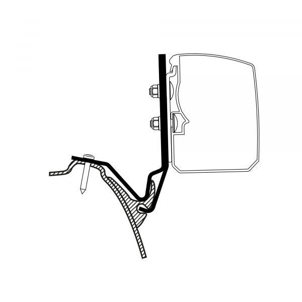 THULE Markisenadapter Westfalia Kepler One / Five / Six für Wandmarkise - 2 tlg.