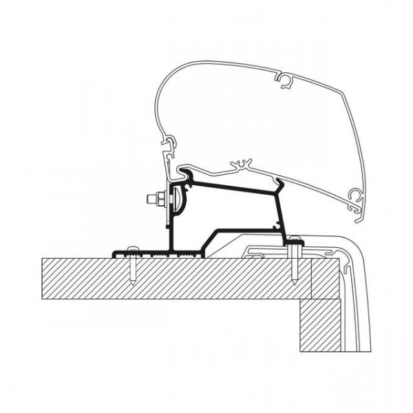 THULE Markisenadapter Dach Rapido Serie C V21