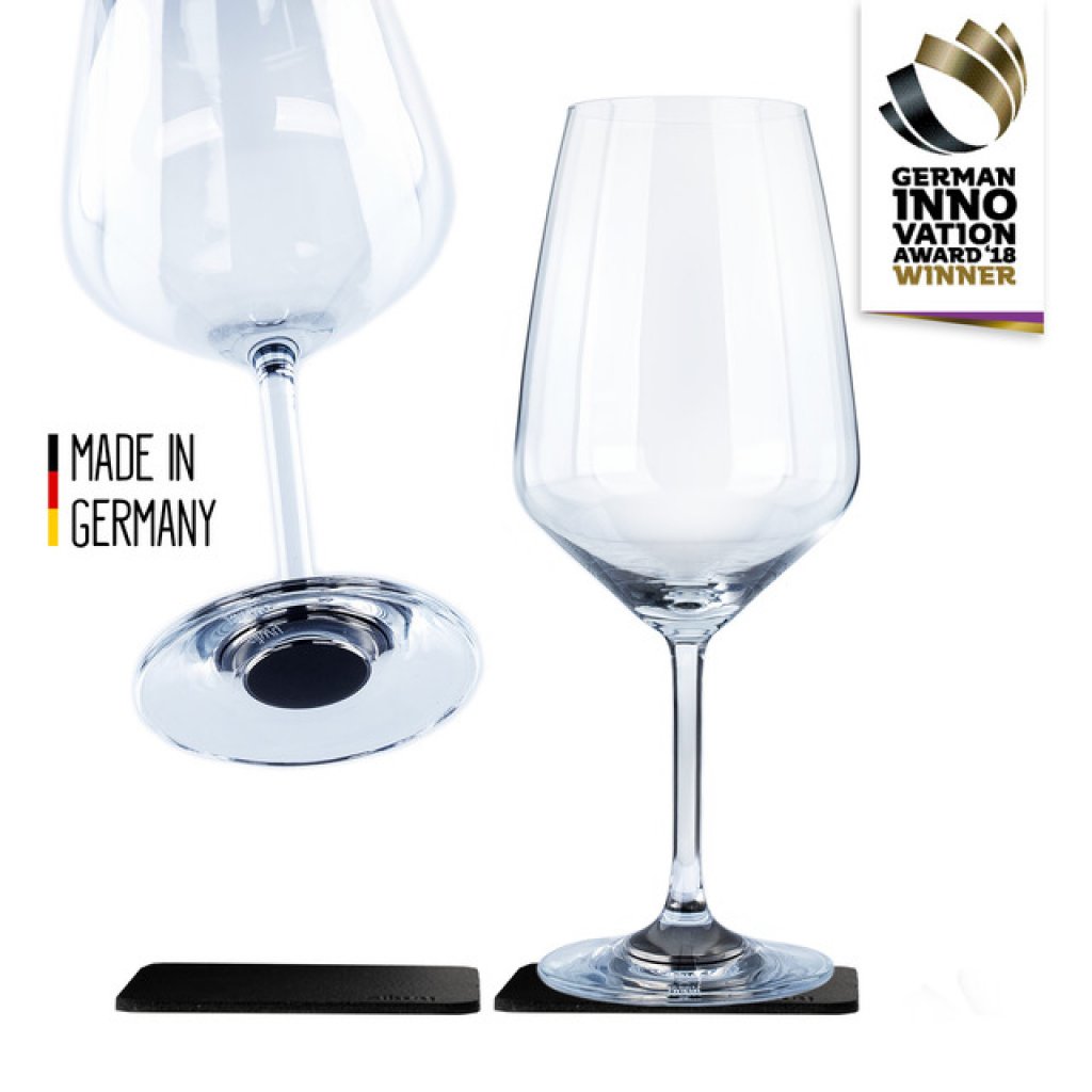 silwy Magnet-Kristallglas Set Bordeaux Wein