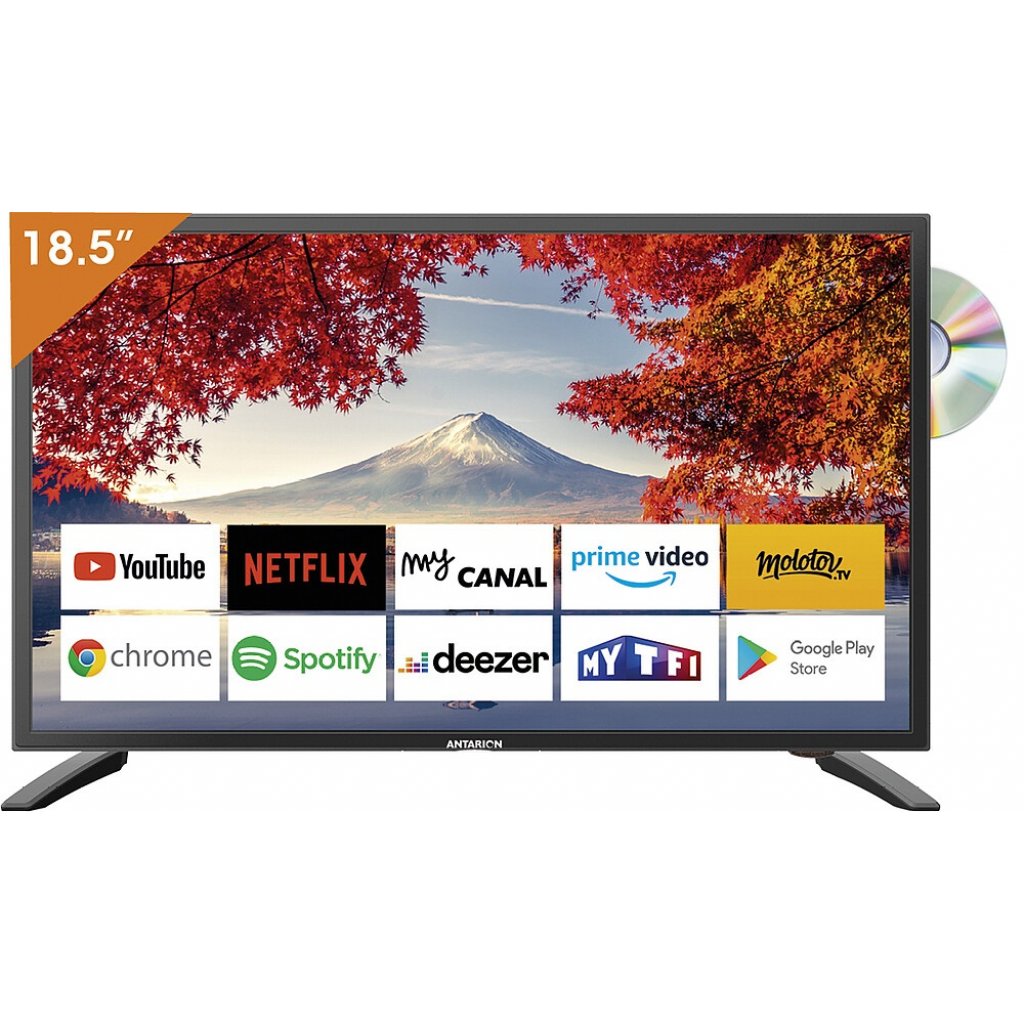 ANTARION Fernseher ANTARION Smart TV 19 Zoll