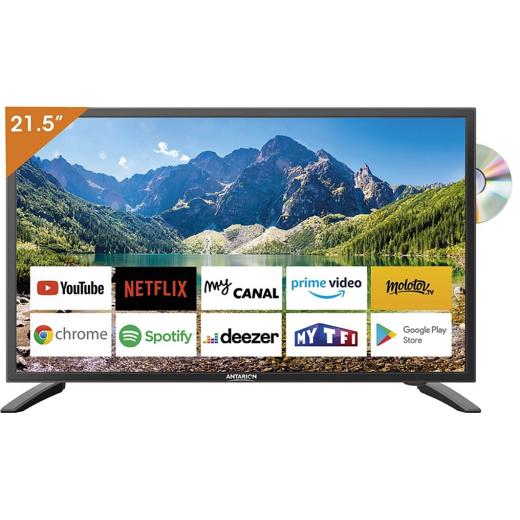 ANTARION Fernseher ANTARION Smart TV 22 Zoll