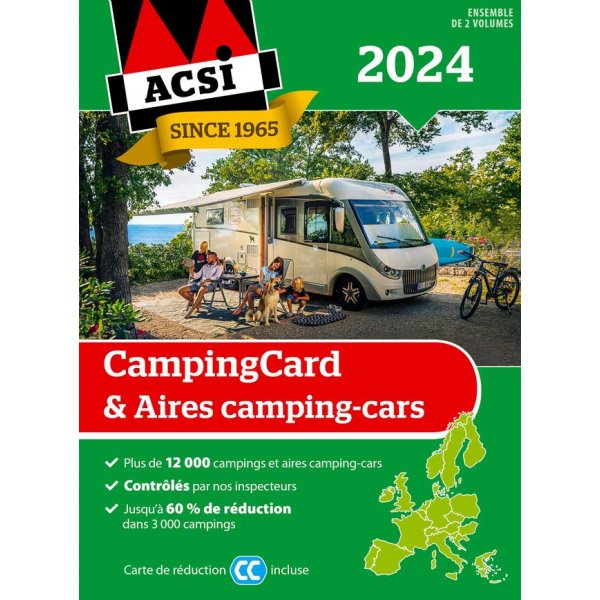 ACSI CampingCard & Aires camping-cars 2024