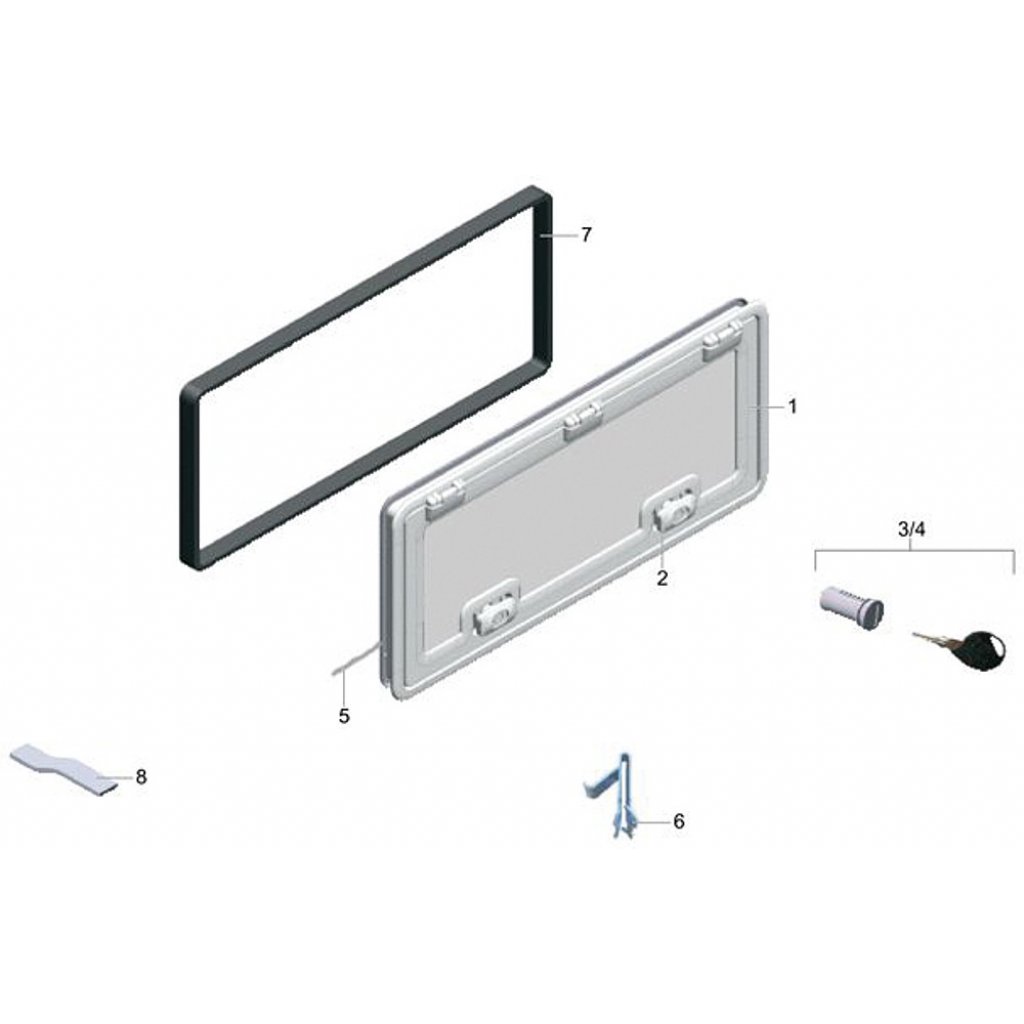 DOMETIC Serviceklappe SK 4