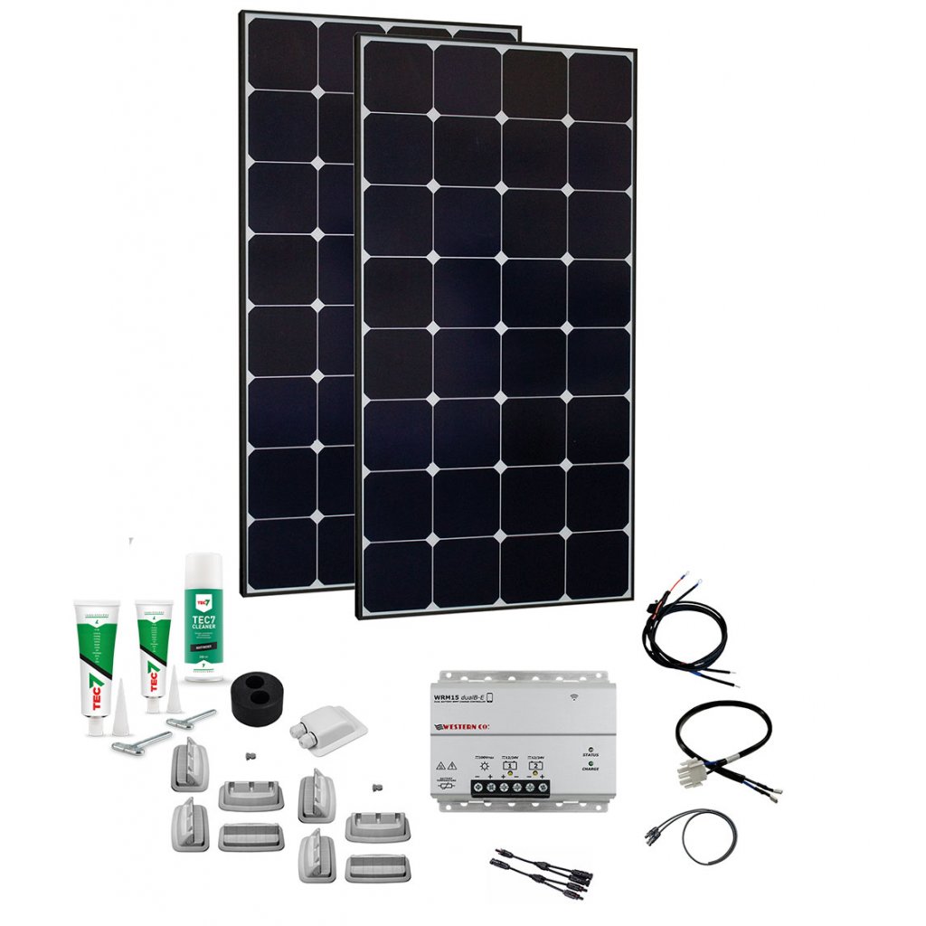 Phaesun Solaranlage Phaesun SPR Caravan Kit Solar Peak MPPT Duo 240 W / 12 V