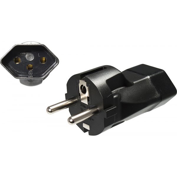 DINIC Schuko Adapter Ausführung Schweiz