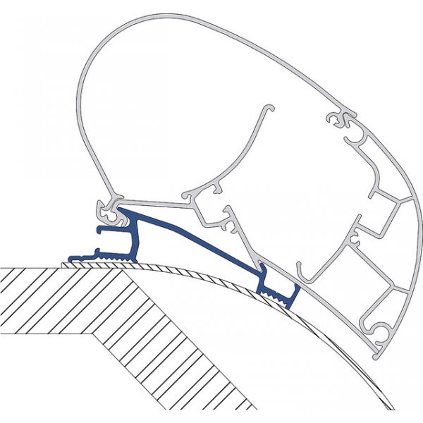 DOMETIC Adapterkit 3-tlg. Dometic PerfectRoof 2000 + 2500 passend für Laika Kreos 05