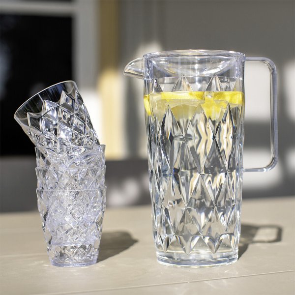 6 l + 4 Becher 250 ml Farbe crystal clear