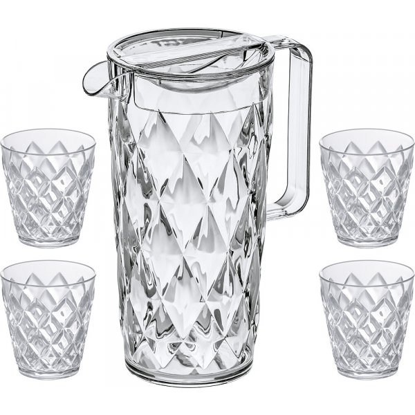 koziol Kanne + Becher koziol CRYSTAL Kanne 1