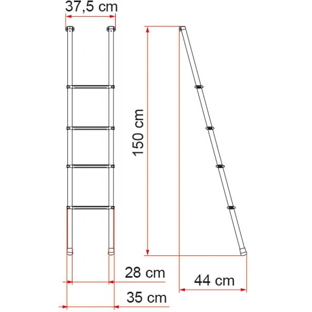 150 x 35 cm