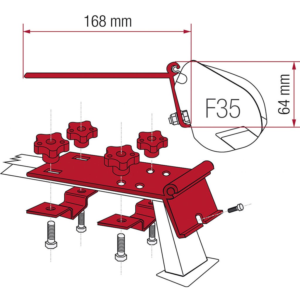 FIAMMA Kit FIAMMA Standard für Markisenadapter F35