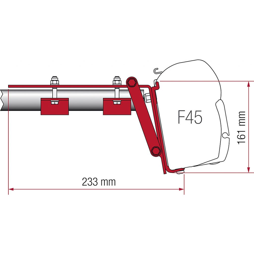 FIAMMA Kit Fiamma Roof Rail zu F45